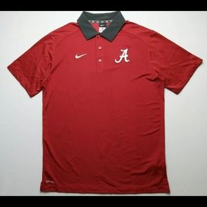 Medium Alabama Crimson Tide Nike Polo. Used